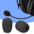 Miniatyrbilde 2 av 5: 10 stk headset erstatning skum mikrofondeksel for Razer Blackshark over hodetelefoner mikrofondeksel mikrofon vindskjerm headset skum