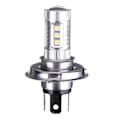 Miniatyrbilde 5 av 5: H4 9003 HB2 80W 8000LM 8000K LED Frontlyspærer Sett Tåkelys Kit Fjern- og Nærlys Sterk 1 stk/2 stk Silver 2pcs