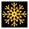 Pikkukuva 3 / 5: 40 cm LED Lumihiutale Monivärinen Valoriipus Snowflake Light Blue