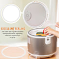 Miniatyrbild 3 av 8: 2 st Silikontätningsringar, Tryckkokare Riskokare Spishäll Gryta Ersättning Silikonpackning Tätningsringar Tillbehör för 16 cm Grytans Innerdiameter