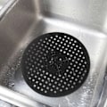Miniatyrbillede 3 af 5: 2 stk. Gummi Vask Opvask Tørremåtte Køkkenvask Beskyttelsesmåtte Afløbsmåtte