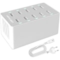 Miniatyrbillede 1 af 5: USB Ladestation, 50W 10-Port USB Oplader Hub, Multi-Port USB Oplader med Smart Detect, Kompatibel med iPhone, Galaxy, iPad Tablet og Andre USB