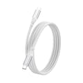 240W USB-C til USB-C hurtigladekabel for telefoner, bærbare datamaskiner og mer, kompatibel med APPLE, Samsung, Huawei White 1 m