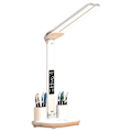 Miniatyrbilde 1 av 5: LED Skrivebordslampe med Penneholder/Digital Klokke Multifunksjonell Skrivebordslampe for Husholdning Barnerom E