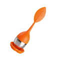 Miniatyrbillede 3 af 4: Løs te-infuser - Te-infuser i silikone med håndtag i rustfrit stål, kompatibel med tekande, krus - Te-si, te-diffuser