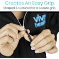 Miniatyrbild 2 av 5: Dragkedjorersättning (100-pack) - Hjälpmedel för greppfixering - Universell dragkedja med enkelt grepp - Set med plastflikar för reparation av fingerfärdighet