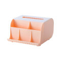 Miniatyrbillede 1 af 2: Rullepapiræske til stue, soveværelse, delt pladsbesparende holder til kontorbord, soveværelse, stue Pink