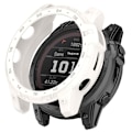 Miniatyrbild 1 av 5: Skyddande TPU-stötfångare för Garmin Tactix 7 AMOLED med urtavla White Style F Other Smartwatch Model