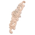 Miniatyrbilde 4 av 4: 4 stk 20 x 5 cm gummitre utskåret lang pålegg applikasjon