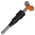 Miniatyrbillede 4 af 5: 8mm skaft fræserbit forlængerstang collet gravering maskine forlængelse fræser til træ