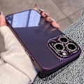 Pikkukuva 2 / 3: Ylellinen kimaltava timantti läpinäkyvä suojakotelo iPhone 14 13 12 11 Pro Max Plus -puhelimille, linssinsuojaus, iskunkestävä puskurikotelo For Iphone 13 pro max