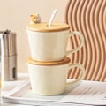 Miniatyrbillede 3 af 5: 15% Rabat på Kaffe Kop i Form af Kawaii Dyr, 3D Tekop med Låg og Ske til Valentinsdag, Morsdag cat A cup*lid*spoon