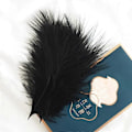 Miniatyrbillede 1 af 5: 50 stk. Fluffy Tyrkisk Marabou Fjer 10-15 cm Tyrkiske Fjer Dekorationstilbehør Til Smykker Tøj Bryllupsfjer DIY Håndværk 50 Black Cashmere