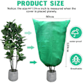 Miniatyrbillede 2 af 5: 2 pakker plantebetræk frostbeskyttelse 80 x 120 cm store frosttæpper til planter frostklud plantefrostbeskyttelse