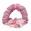 Värmelös Lock Scrunchie Sovande Hårband Satin Elastisk Hårknut Tillbehör Hårrullare Pink