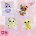 Miniatyrbild 2 av 5: Blackpink Plyschdocka 18*12*9cm Jisoo Jennie Rose Lisa Djurkaraktär Fylld Present Till Blink Vänner Born Pink One-Size Yellow Cat