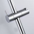 Miniatyrbilde 4 av 5: Justerbar dusjhodeholder for glide skinne, universell 19/22/25mm O.d. skinnehodebrakettholder for glide skinne skyveklemme baderomserstatning 360 grader 22mm