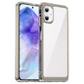 Pikkukuva 1 / 5: Iskunkestävä suojakuori Samsung Galaxy A06 -puhelimelle, TPU + akryyli, läpinäkyvä Multicolor Style D