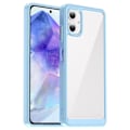 Miniatyrbild 1 av 5: Stöttåligt skal för Samsung Galaxy A06 TPU + Akryl Skyddande Transparent Mobilskal Multicolor Style C