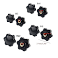Miniatyrbilde 4 av 5: 10 stk. M5/m6/m8/m10 Innvendig Gjenget Sekskantet Hode Klemskrue Knot Wing Nut M10