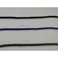 Miniatyrbilde 3 av 5: Hundeforing av nylon, tau for hunder, treningsforing for mellomstore og store hunder med rustfritt stålspenne, 1,5 m lang og 1,2 cm bred (svart)