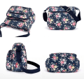 Miniatyrbild 4 av 5: Dam multificka casual crossbody handväskor vattentäta axelväskor i nylon (fjäril-vit)