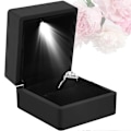 Miniatyrbild 3 av 5: LED Ringask Upplyst Ringask för Frieri Ringask med LED-innerbelysning för Förlovning Bröllop