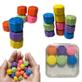 Miniatyrbillede 2 af 5: Gonggi Spil, gonggi koreansk spil, koreansk gonggi spil, gonggi konggi gong gi koreanske jacks sten spil 12pcs