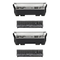 Miniatyrbilde 1 av 4: 2x erstatningsfolie for barbermaskin, barberblad, barberhode, 424 for 5419 5424 5469