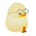 Miniatyrbillede 1 af 5: Happy Duck Natlampe til Børn, Silikone Natlampe til Børn, Sød og Dæmpbar Silikone Lampe til Ro