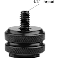Miniatyrbild 3 av 6: Kamerablixtfäste till 1/4\"-20 stativskruvadapter, blixtfäste för kamerautrustning (2-pack)