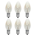 Miniatyrbillede 1 af 5: 10 stk. E12 pære 220v-240v 10w C7 pære varm hvid glødetråd lys glødepære/wolfram pære stearinlys lys