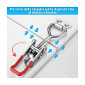 Miniatyrbillede 5 af 5: 10 stk. Toggle Latch Clamp, 304 rustfrit stål trækhaspe låse, hurtigudløsende håndværktøj Toggle Cla