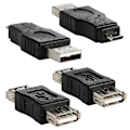 Miniatyrbillede 4 af 5: 10 stk. Mini-konverter USB-han til hun Micro USB-stikadapter