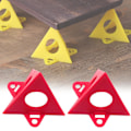 Miniatyrbillede 2 af 4: 10 stk Professionel Maler Pyramide Trekant Bredt Anvendt Letvægts Maling Pyramide Stativ Til Træbearbejdning