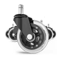 Miniatyrbillede 1 af 5: Office Owl skrivebordsstolhjul Rollerblade Caster til universel stol hjuludskiftning understøtter op til 650lbs
