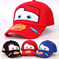 Pikkukuva 3 / 5: Autot Cap Lightning Mcqueen Baseball-lippis Lapset Pojat Tytöt Unisex Lasten Hattu Kesä Aurinko Lippa Ulkona Red