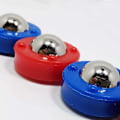Miniatyrbillede 4 af 5: 16 Stk. Mini Shuffleboard Udstyr Rullesæt, Shuffleboard Rulle Udskiftning Curling Tilbehør Frie Glidekugler Hjemmespil til Familiesjov
