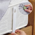 Miniatyrbilde 2 av 5: 4 stk. Lakenklemmer Høy Hardhet Praktisk Plast Sklisikre Lakenholdere Dynetrekk Feste C White L