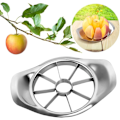 Miniatyrbillede 2 af 7: Æbleskærer i rustfrit stål - Æbleskærer - Frugtdeler - Skarp æbleskærer - Fjerner kerne - Nemt greb - 8 blade