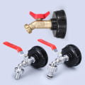 Miniatyrbillede 2 af 6: IBC tank adapter - IBC kobling - IBC forbindelse - IBC tank adapter 3/4 inch alloy and brass nib