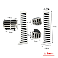 Miniatyrbild 2 av 5: Accelerator Bromspedal Set För Golf 5 Mk5 Golf 6 Mk6 Mk5 Scirocco Eos Vento Rabbit Automatisk Växellåda Style A
