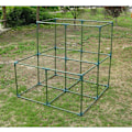 Miniatyrbilde 3 av 4: Drivhusrammeforbindelse, 12 stk Plastforbindelse Blomster Rattan Plastspenne