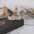 Miniatyrbillede 3 af 5: Håndlavet håndværk hjem ornament Buddha håndværk, udskæringsstatue, Buddha-statue, Buddha-figur til fødselsdagsgave til hjem til kontordekoration (en guld)