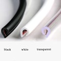 Miniatyrbilde 1 av 5: Universal 5M Bil Kantbeskyttelse List Formstøping Trim Stripe Deksel transparent One size