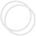 Miniatyrbild 1 av 8: 2 st Silikontätningsringar, Tryckkokare Riskokare Spishäll Gryta Ersättning Silikonpackning Tätningsringar Tillbehör för 16 cm Grytans Innerdiameter
