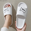 Miniatyrbilde 1 av 3: Badeslippers Herre Flip Flops Dame Nye Myke Eva Tykksålede Sandaler Sommersandaler Par Slippers Hjem Sklisikre Badesko A-1 38-39