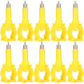 Miniatyrbilde 1 av 5: Kanin Nippel Drikkefontener, 10 stk Kanin Vannmater Poultry Vann Nippler Automatisk Vann Dispenser Kylling Vann Drikker (G3/4 Lang Type)