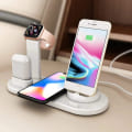 Miniatyrbilde 2 av 5: Ladesystemer | 4-i-1 lader Trådløs multienhets ladestasjon Multienhets lader for Apple-produkt Iphone Se 2020/11/