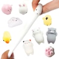 Miniatyrbillede 3 af 5: 24 stk. Mini Squishy Dyr Squishies Kawaii Søde Bløde Legetøj Stress Squeeze Legetøj